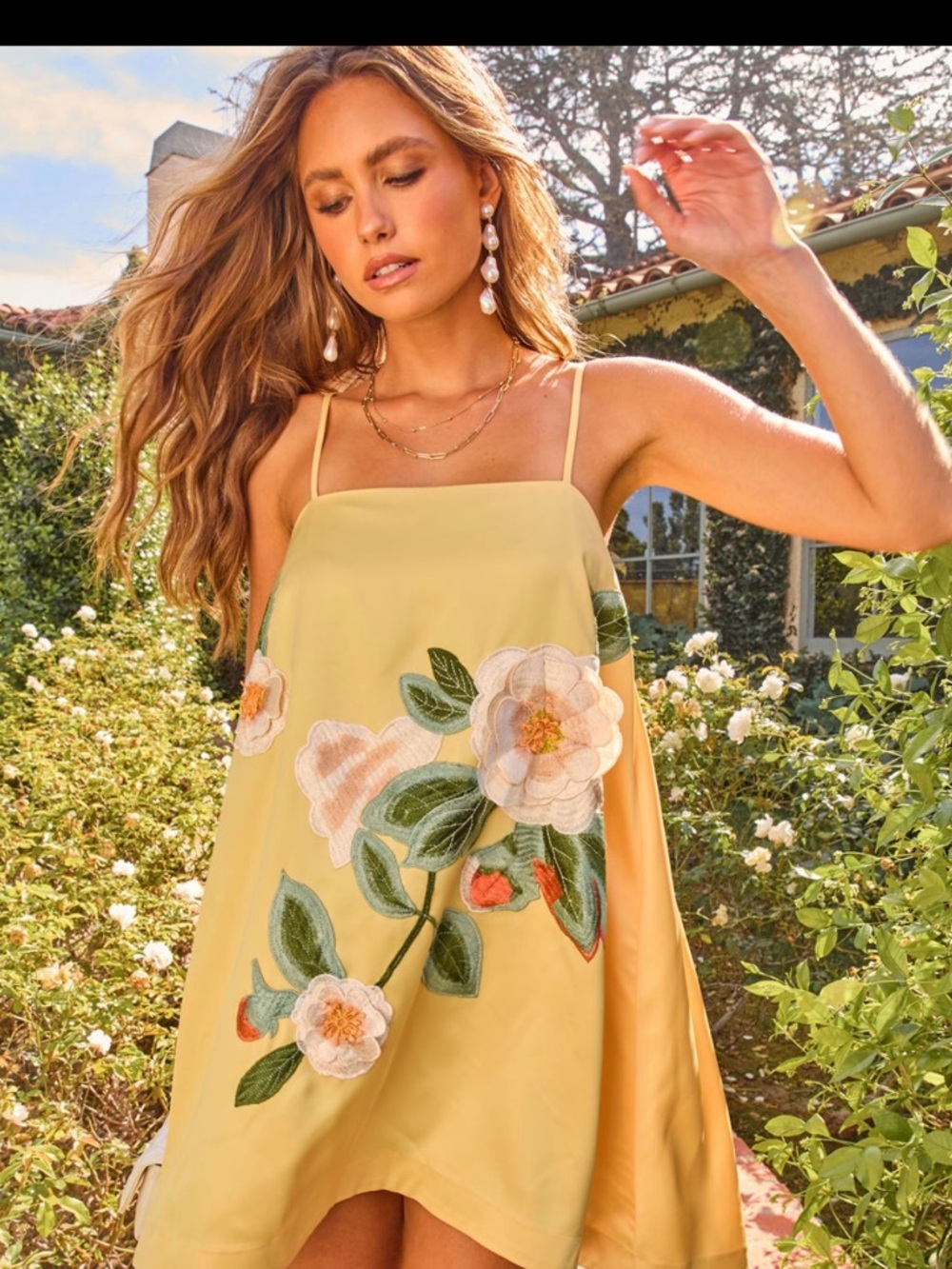 BLOSSOM SOCIETY EMBROIDERED FLORAL DRESSπΌπππ§‘πΌ - Picture 4 of 10